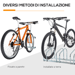 HOMCOM-Rastrelliera-Portabiciclette-Parcheggio-per-3-Biciclette-in-Acciaio-76x33x27-cm-Argento