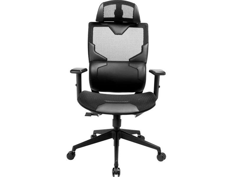 Sandberg-640-95-sedia-per-videogioco-Sedia-per-gaming-universale-Seduta-in-rete-Nero--ErgoFusion-Gaming-Chair---Warranty