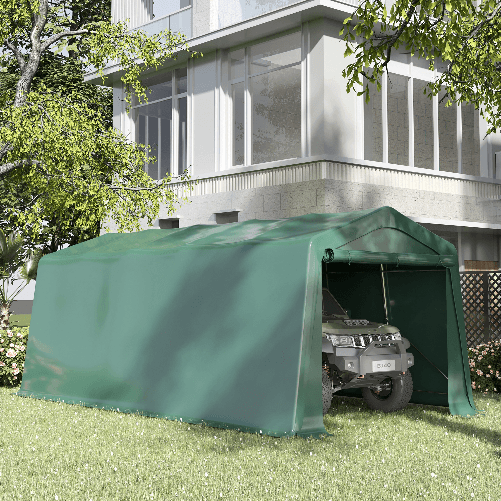 Outsunny-Tendone-da-Giardino-per-Auto-con-Ingresso-a-Cerniera-e-Picchetti-600x255-310x255cm-Verde