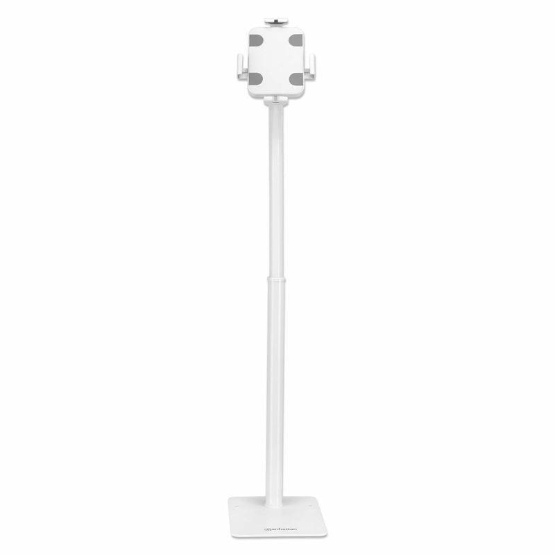 Manhattan-406345-supporto-per-personal-communication-Tablet-UMPC-Bianco--FLOOR-KIOSK-STAND-TABLET-IPAD----ROTATE-TILT-LO