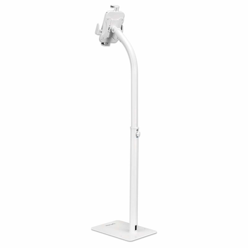 Manhattan-406345-supporto-per-personal-communication-Tablet-UMPC-Bianco--FLOOR-KIOSK-STAND-TABLET-IPAD----ROTATE-TILT-LO