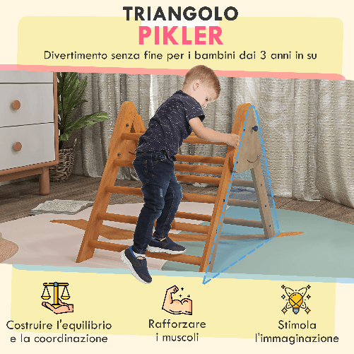 HOMCOM-Triangolo-da-Arrampicata-Pieghevole-per-Bambini-3--Anni-in-Legno-di-Faggio-90x64x70-cm-Marrone-chiaro