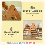 HOMCOM-Triangolo-da-Arrampicata-Pieghevole-per-Bambini-3--Anni-in-Legno-di-Faggio-90x64x70-cm-Marrone-chiaro