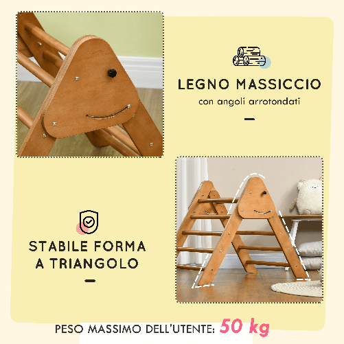 HOMCOM-Triangolo-da-Arrampicata-Pieghevole-per-Bambini-3--Anni-in-Legno-di-Faggio-90x64x70-cm-Marrone-chiaro