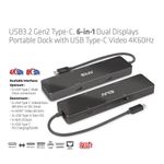 CLUB3D-CSV-1584-replicatore-di-porte-e-docking-station-per-laptop-Cablato-USB-3.2-Gen-2--3.1-Gen-2--Type-C-Nero