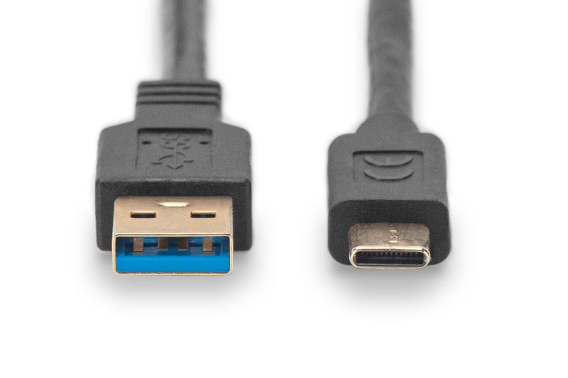 Digitus-Cavo-di-collegamento-Type-C-USB-Gen2-Type-C-su-A--USB-TYPE-C-CONNECTION-CABLE---GEN2-TYPE-C-TO-A-