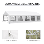 Outsunny-Gazebo-da-Giardino-10x6m-con-Pareti-Rimovibili-e-Finestre-Acciaio-e-Poliestere