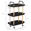 HOMCOM-Carrello-da-Cucina-in-Metallo-e-Plastica-Portavivande-con-3-Ripiani-e-4-Ruote-Carrello-Multiuso-per-Bagno-Salotto-Ufficio-Nero