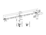 Equip-650158-17-32-Articulating-Triple-Monitor-Desk-Mount-Bracket-2Years-warranty