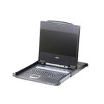 ATEN CL6700MW-ATA-2XK06GG switch per keyboard-video-mouse (kvm) Montaggio rack Nero