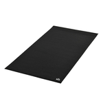 HOMCOM Tappeto Palestra Ammortizzante per Tapis Roulant e Cyclette, Tappetino Fitness in PVC Antiscivolo, 180x90cm, Nero