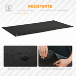 HOMCOM-Tappeto-Palestra-Ammortizzante-per-Tapis-Roulant-e-Cyclette-Tappetino-Fitness-in-PVC-Antiscivolo-180x90cm-Nero