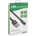 Cavo-USB-Lightning---nero-alluminio---1m-certificato-MFi