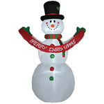 HOMCOM-Pupazzo-di-Neve-Gonfiabile-Gigante-da-Esterno-Impermeabile-con-Luci-a-LED