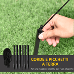 HOMCOM-Pupazzo-di-Neve-Gonfiabile-Gigante-da-Esterno-Impermeabile-con-Luci-a-LED