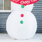 HOMCOM-Pupazzo-di-Neve-Gonfiabile-Gigante-da-Esterno-Impermeabile-con-Luci-a-LED