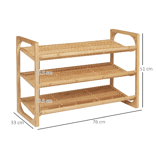 HOMCOM-Scarpiera-in-bambu-con-3-Ripiani-a-doghe-per-9-Paia-di-scarpe-76x33x51cm-Naturale.