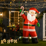 HOMCOM-Babbo-Natale-Gonfiabile-da-Esterno-243cm-Addobbi-Gionfiabili-di-Natale-Decorazione-Natalizia-con-Bastoncino-di-Zucchero-2-Luci-a-LED-Impermeabile-IP44