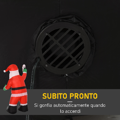 HOMCOM-Babbo-Natale-Gonfiabile-da-Esterno-243cm-Addobbi-Gionfiabili-di-Natale-Decorazione-Natalizia-con-Bastoncino-di-Zucchero-2-Luci-a-LED-Impermeabile-IP44