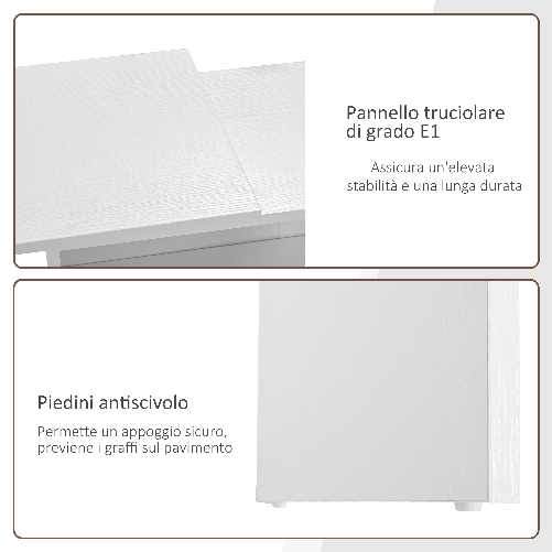 HOMCOM-Scrivania-Angolare-con-Cassetti-Estraibile-e-Scaffale-Girevole-360°-Bianca