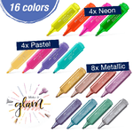 Faber-Castell-Confezione-16-Evidenziatore-Assortiti-Set-Scrivania