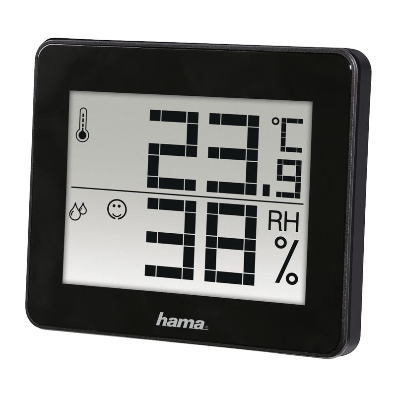 Hama-TH-130-Thermo-Hygrometer---Thermometer-Hygrometer-Comfort-Indicator-Black