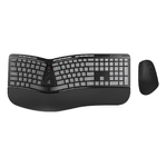 Conceptronic ORAZIO02US tastiera Mouse incluso Ufficio RF Wireless QWERTY Inglese US Nero