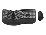 Conceptronic-ORAZIO02US-tastiera-Mouse-incluso-Ufficio-RF-Wireless-QWERTY-Inglese-US-Nero