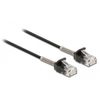 Delock---Cavo-di-rete---Da-RJ-45--M--a-RJ-45--M----30-m---UTP---CAT-6a---sagomato-senza-gancio---nero--87020-