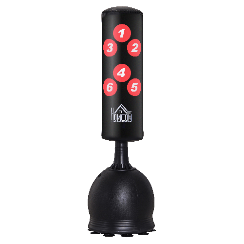 HOMCOM-Sacco-da-Boxe-da-Terra-Sacco-da-Pugile-per-Adulti-e-Bambini-Fit-Boxe-Arti-Marziali--50x50x165cm-