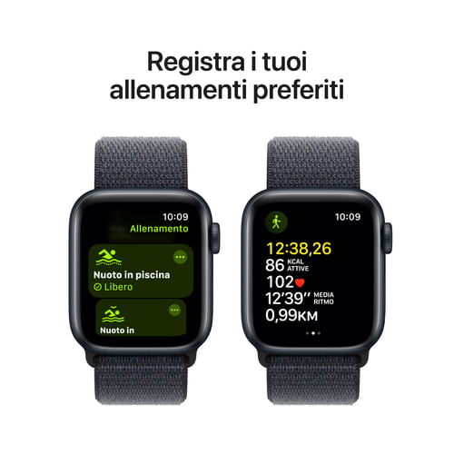 Apple-Watch-SE-GPS-40mm-Cassa-Alluminio-Mezzanotte-con-Inchiostro-Sport-Loop