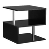 HOMCOM-Moderno-Tavolino-da-Caffe-Basso-Da-Salotto-per-Soggiorno-e-Sala-da-Pranzo-in-Legno-50x50x50-cm-Nero