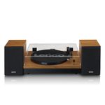 Lenco-LS-310WD-piatto-audio-Giradischi-con-trasmissione-a-cinghia-Nero-Legno-Manuale