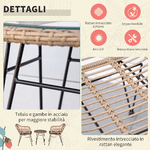 Outsunny-Set-Mobili-da-Giardino-in-Rattan-PE-Stile-Boho-2-Sedie-con-Cuscini-e-Tavolino-in-Vetro-Grigio