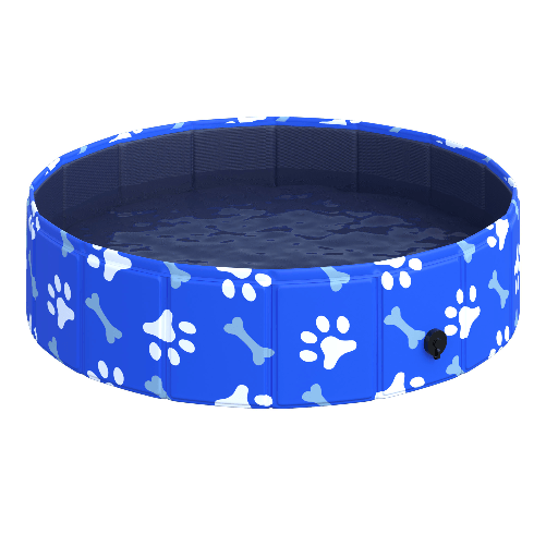 PawHut-Piscina-Rigida-per-Cani-Taglia-Piccola-25kg-in-Plastica-Dura-e-Antiscivolo-per-Giardino-o-Interni-Blu-Φ80x20cm