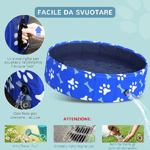 PawHut-Piscina-Rigida-per-Cani-Taglia-Piccola-25kg-in-Plastica-Dura-e-Antiscivolo-per-Giardino-o-Interni-Blu-Φ80x20cm