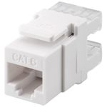 Goobay Wentronic Goobay CAT 6 KeyStone RJ45 Jack UTP non schermato 250 MHz - Connessione LSA (95740)