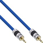 InLine Cavo Audio Jack 3,5mm m. / m., 5m, schermato, dorato, stereo, PREMIUM