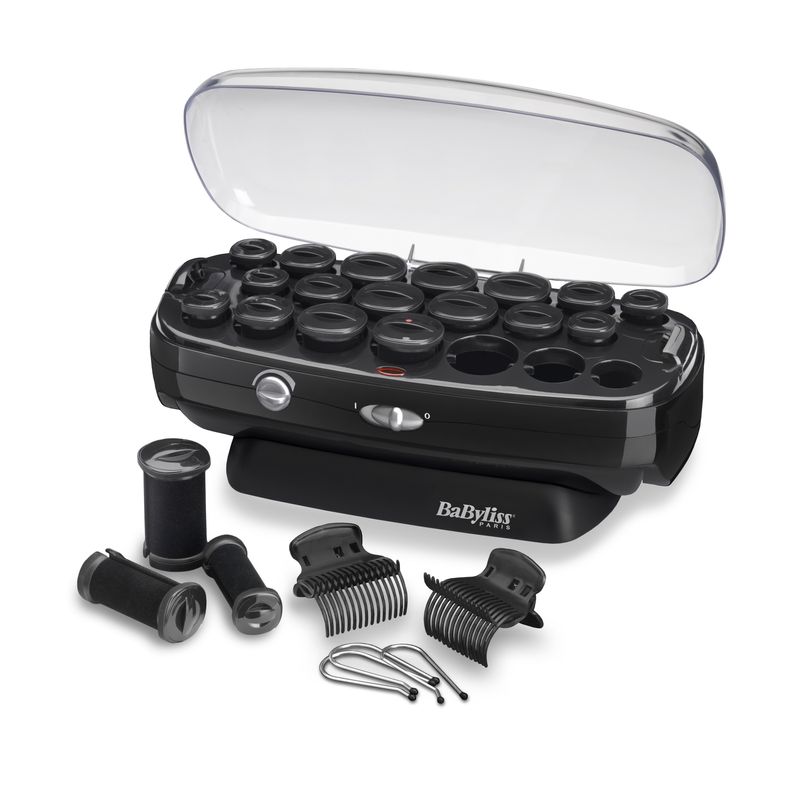 BaByliss-Thermo-Ceramic-Rollers-Kit-per-lo-styling-dei-capelli-Nero-Acciaio-inox-50-W-2-m