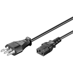 Microconnect PE100430 cavo di alimentazione Nero 3 m Accoppiatore C13 (Power Cord Italy - C13 3m - Black 16A - H05VV-F3x