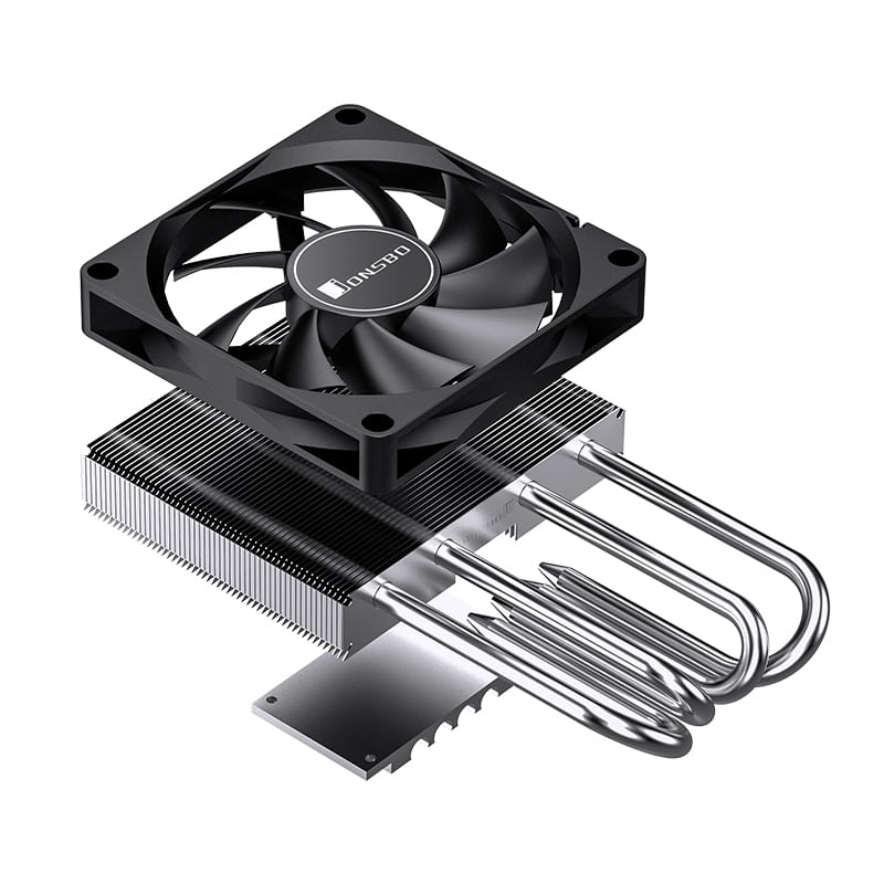 Jonsbo-HP-400S-Processore-Raffreddatore-d-aria-9-cm-Nero--Jonsbo-HP-400S-90mm-Low-Profile-CPU-Cooler---Black-