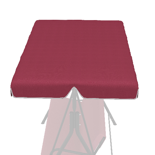 Outsunny-Tettuccio-di-Ricambio-per-Dondolo-in-Poliestere-con-Protezione-UV50--192x144cm-Rosso