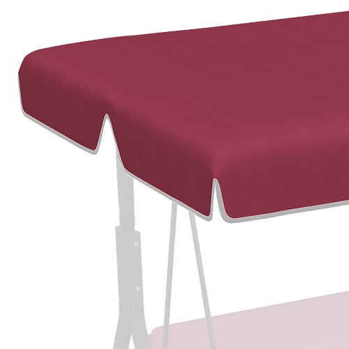 Outsunny-Tettuccio-di-Ricambio-per-Dondolo-in-Poliestere-con-Protezione-UV50--192x144cm-Rosso