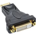 InLine Adattatore DisplayPort maschio a DVI-D 24+1 femmina, nero, DP 1.1