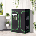 Outsunny-Serra-Idroponica-per-Interni-Tessuto-Riflettente-e-Prese-d-Aria-Porte-e-Finestre-90x60x135cm-Nero-e-Verde