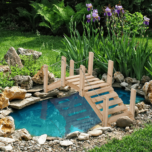 Outsunny-Ponticello-da-Giardino-in-Legno-per-Laghetto-con-Passerella-ad-Arco-Impermeabile-100x32x48cm