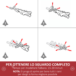 HOMCOM-Albero-di-Natale-Artificiale-da-120cm-con-60-Luci-LED-e-140-Rami-per-Interni-Verde