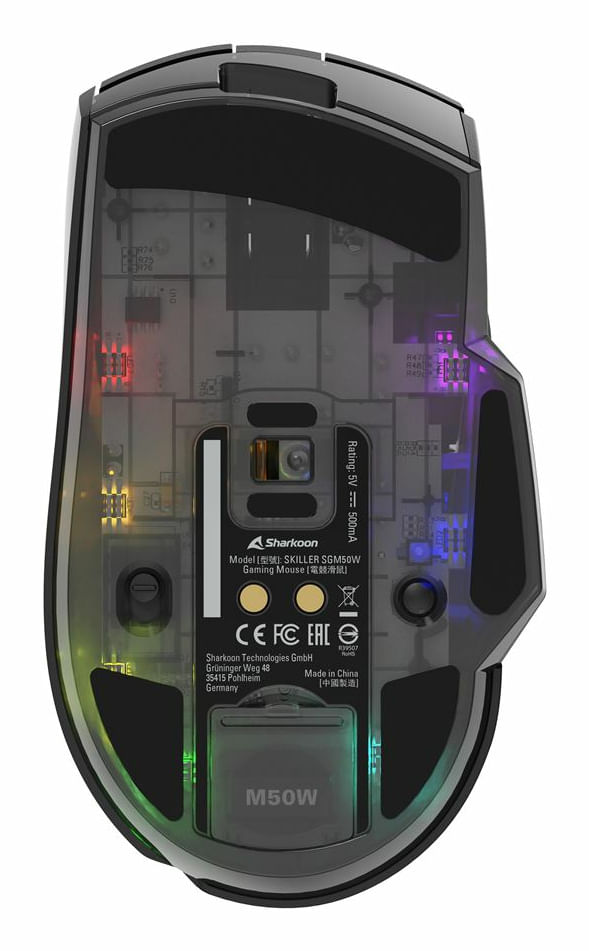 Sharkoon-SGM50W-mouse-Giocare-Mano-destra-RF-Wireless---USB-Type-A-Ottico-6400-DPI