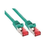 InLine Cavo patch Lan, S/FTP (PiMf), Cat.6, 250 MHz, PVC, CU, verde, 3m