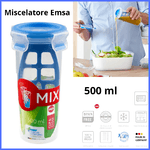 Emsa Contenitore in plastica con coperchio ermetico shaker per coktail graduato mix